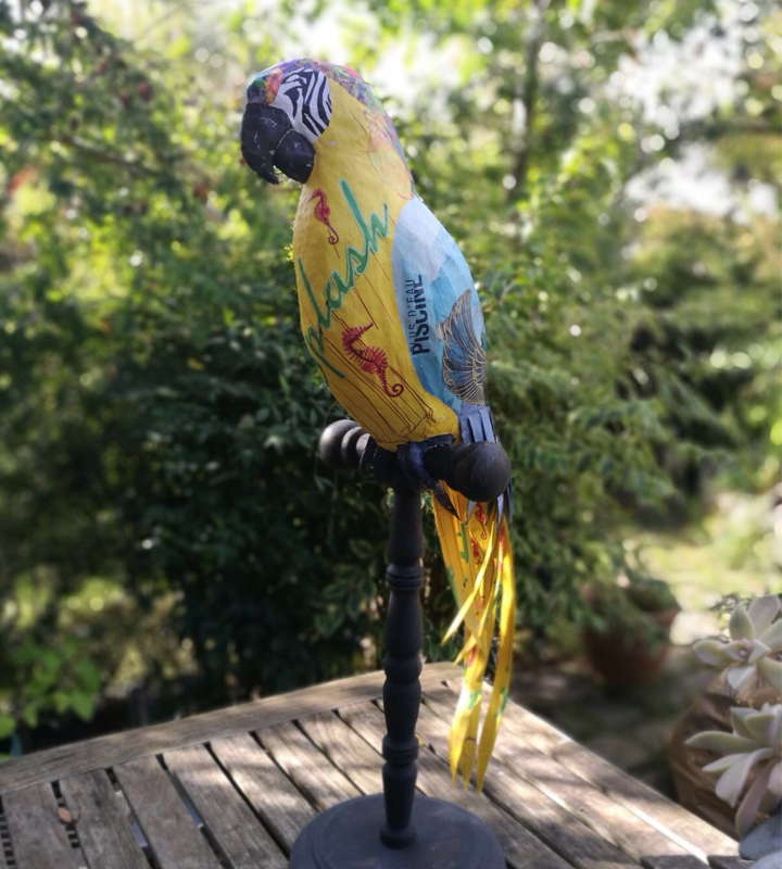 oiseau - perroquet jaune